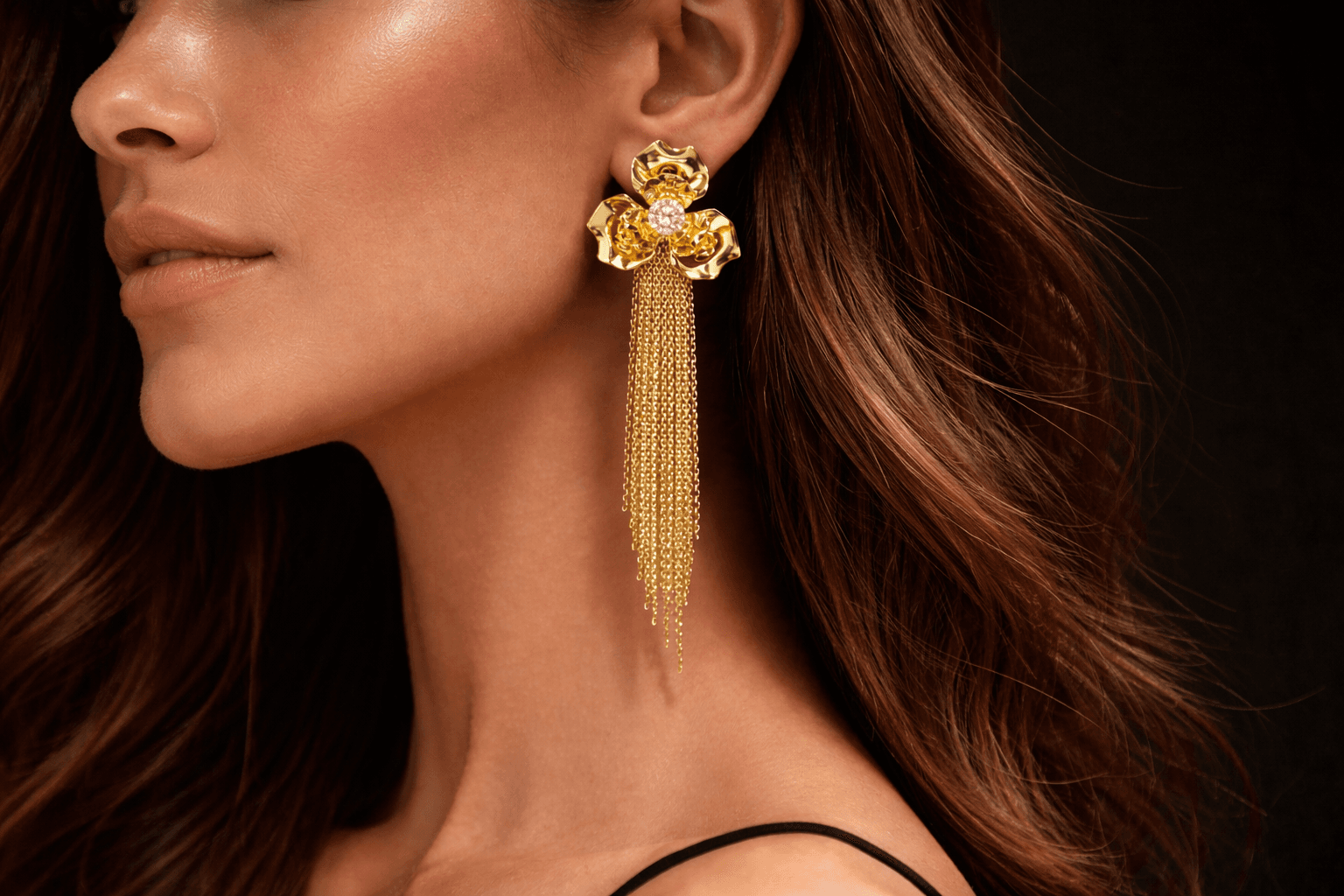 Luxury Gold Earrings - Ezza Jewelry Collection